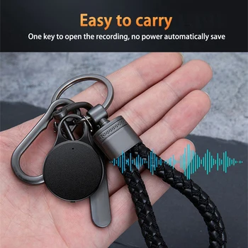 Multi-functional Pendant Mini Recorder Key-shaped MP3 Voice-activated Recorder Conference Recording/Teaching Lecture 3