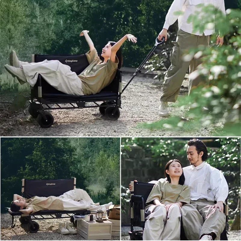 Camping Cart Multifunctional Sofa Seat Outdoor Sofa Multifunctional Recliner Folding Cart
