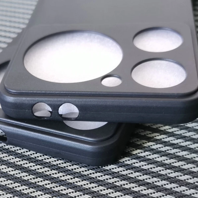 Black Frosted Matte TPU Silicone Protective Phone Case Shell
