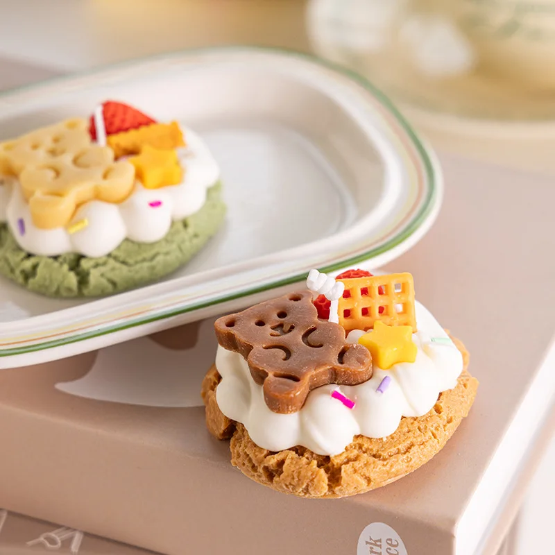 Emulational Cookies Candle Silicone Mold Fondant Baking Mould Candy Cake Biscuit Making Tools Kitchen Supplies Candle Moulds silicone mold,cake mold,silicone candle mold,aromatherapy candle mold,silicone candle molds,candle mold