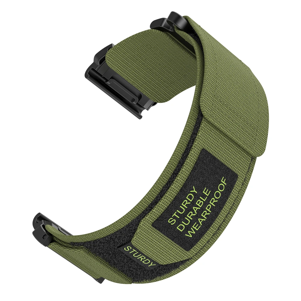 High-Performance Sports Nylon Loop Band for Garmin Watches - Durable & Versatile Bracelet Strap