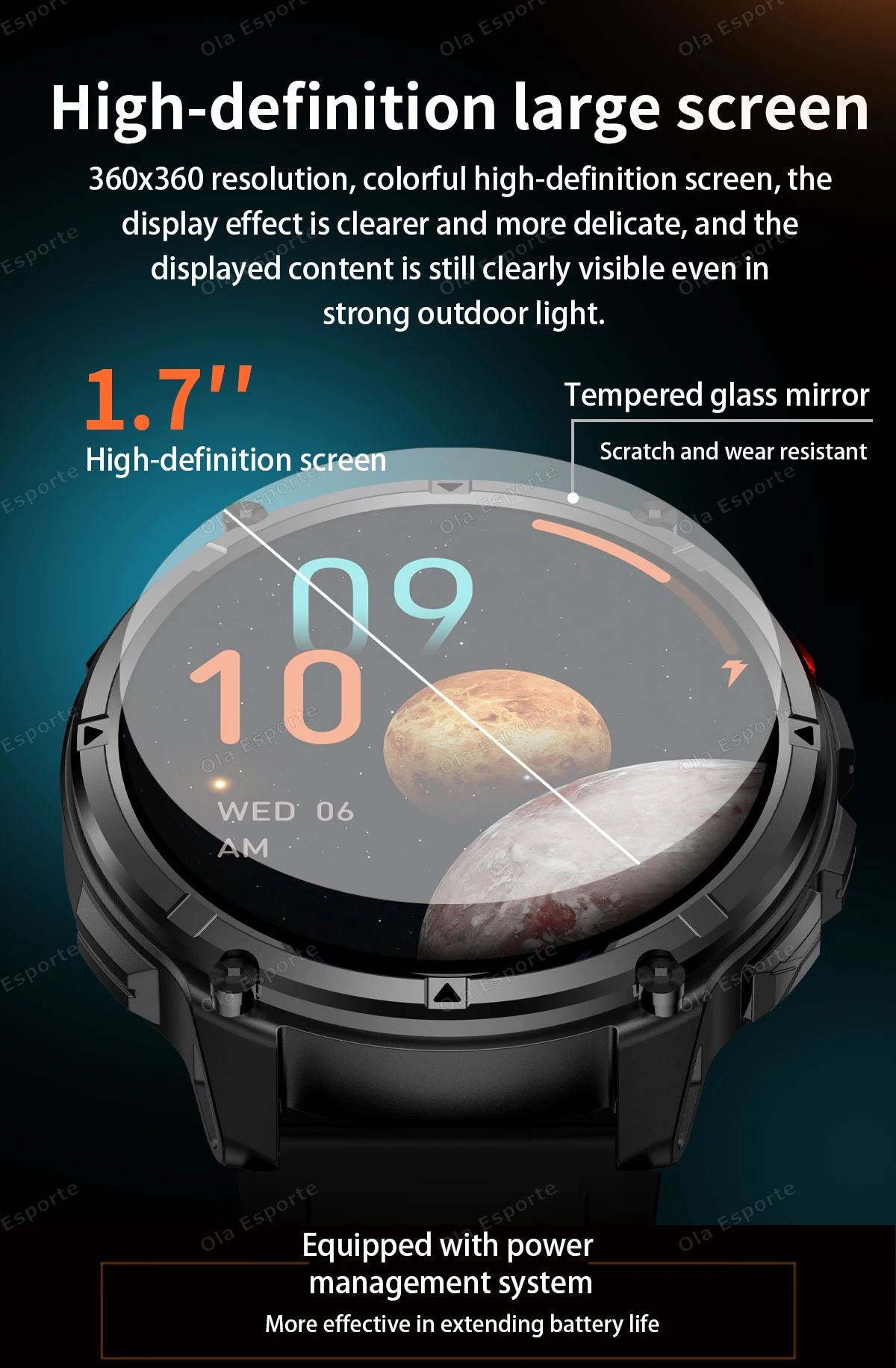 Danoz WatchSmart T-Rex3 Ultra health monitoring heart rate SpO2 blood pressure sleep tracker FitCloudPro