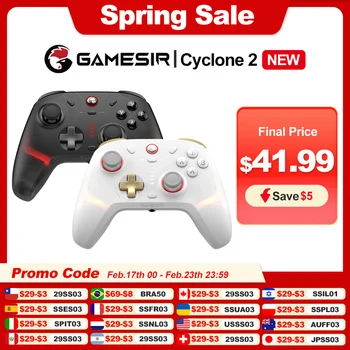 Gamesir Cyclone 2 Pro Nintendo Switch Wireless Gaming Controller RGB Gamepad for Switch PC Android Ios New MAG-RES TMR Joysticks 1