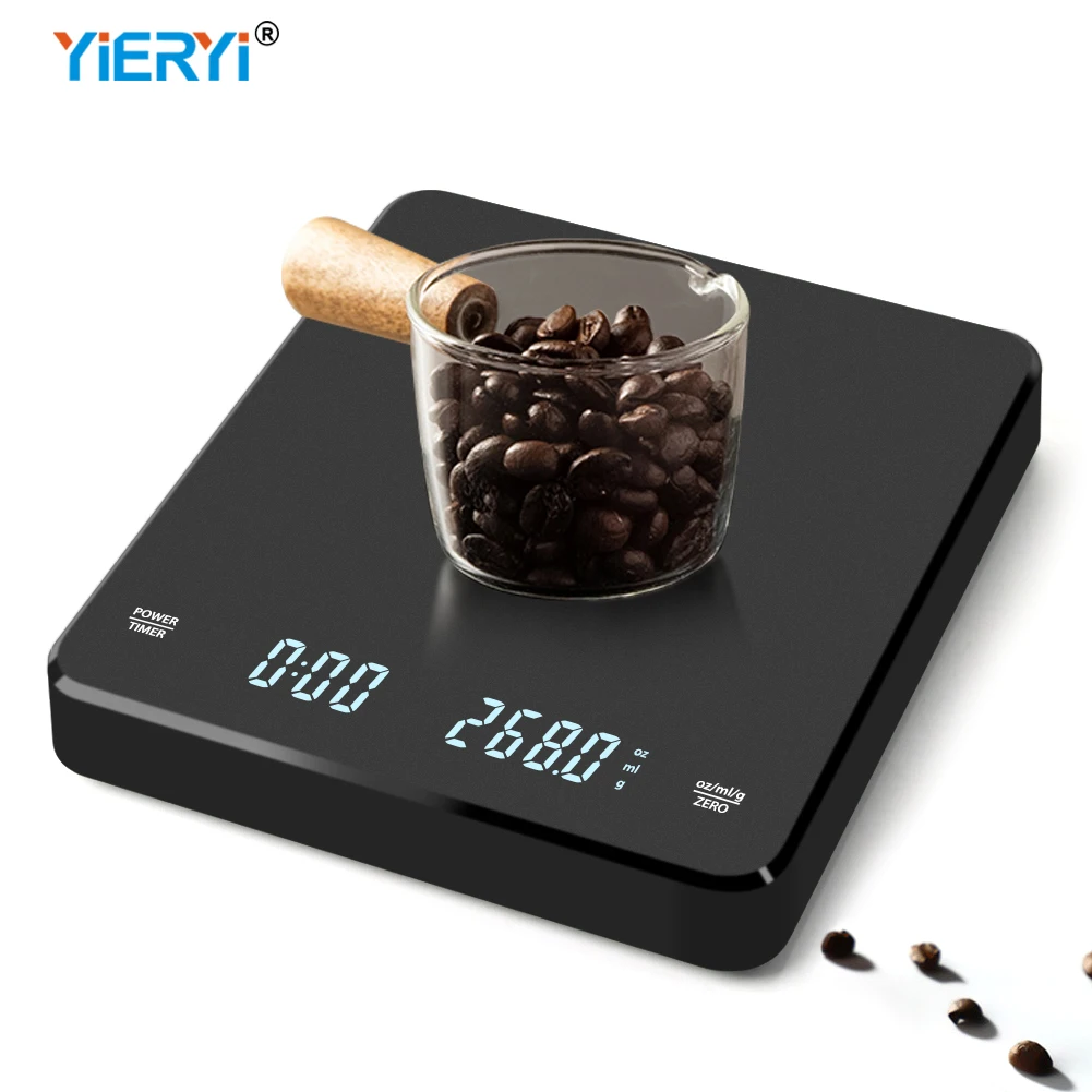 Electronic Food Scale LED Display,Coffee Bean Scale,Drip Coffee Scale with  Timer