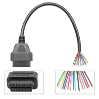 10/30cm 16pin Female to Male DIY OBD 2 OBD2 Auto Extension Cable Automotive Car Diagnostic auto Tool Scanner OBDII Connector - Image 4