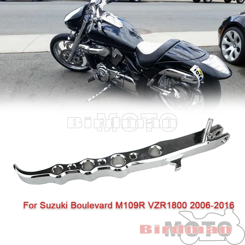 

Chrome/Black Motorcycle Exotic Left Kickstand Kick Side Stand For Suzuki Boulevard M109R VZR1800 VZR M109 Cruiser 2006-2016