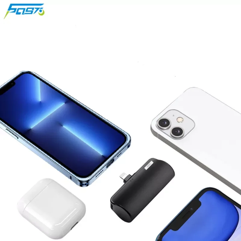 미니 보조베터리 5000mAh 휴대용 충전 보조베터리 휴대 전화 예비 외부 배터리 PoverBank 아이폰