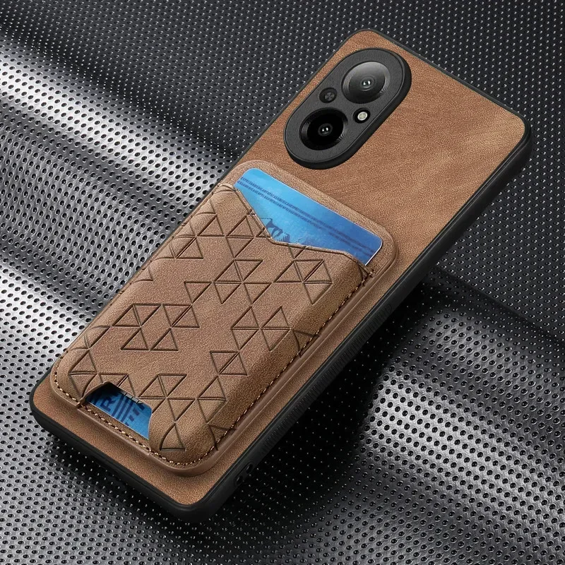 Luxury Leather Card Back Cover Case - Premium Design
