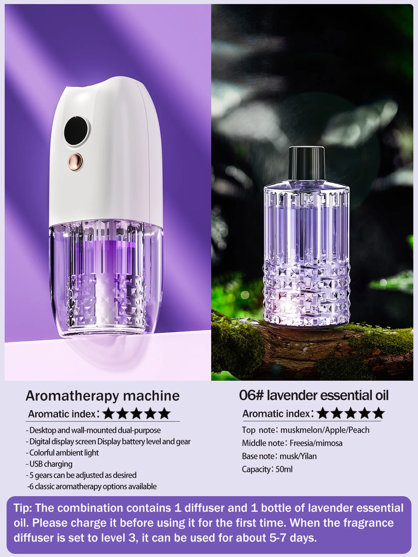 1Lavender 1Diffuser