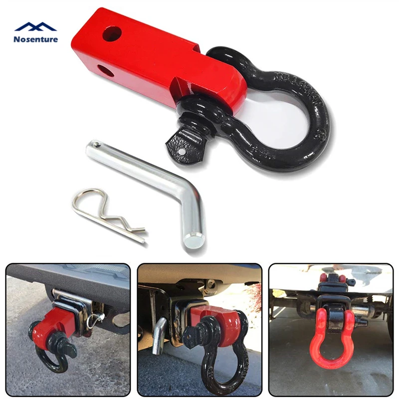 3/4 Inch Shackle Double Protection Hitch Receiver With Dual Hitch Pin