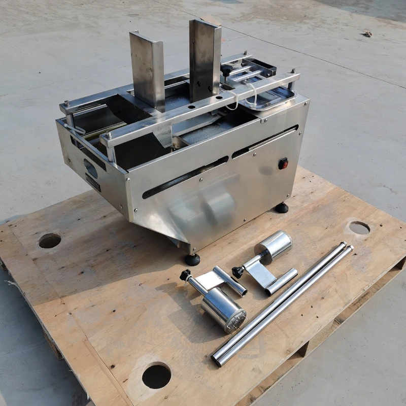 

PBOBP Electric Lamb Roll Cutting Machine, Stainless Steel Electric Cnc Double Cutting Adjustable Thickness
