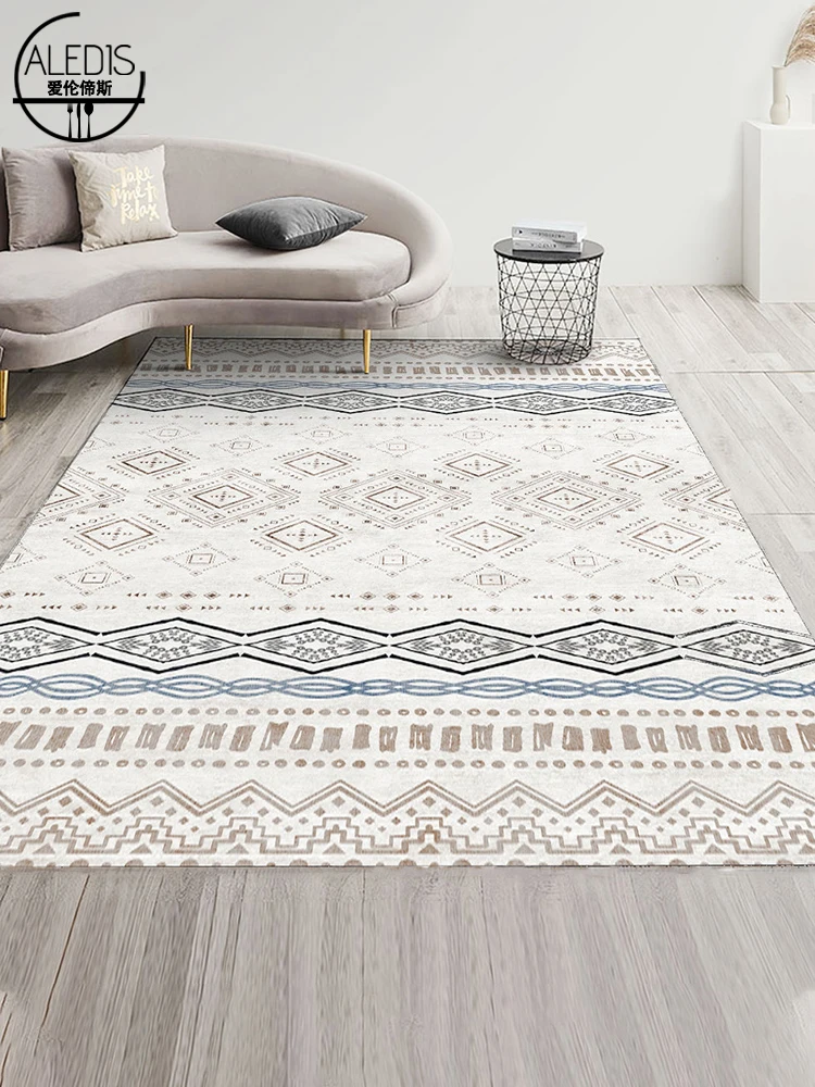 

Luxury luxury living room carpet bedside blanket bedroom sofa coffee table mattress Moroccan retro floor mat