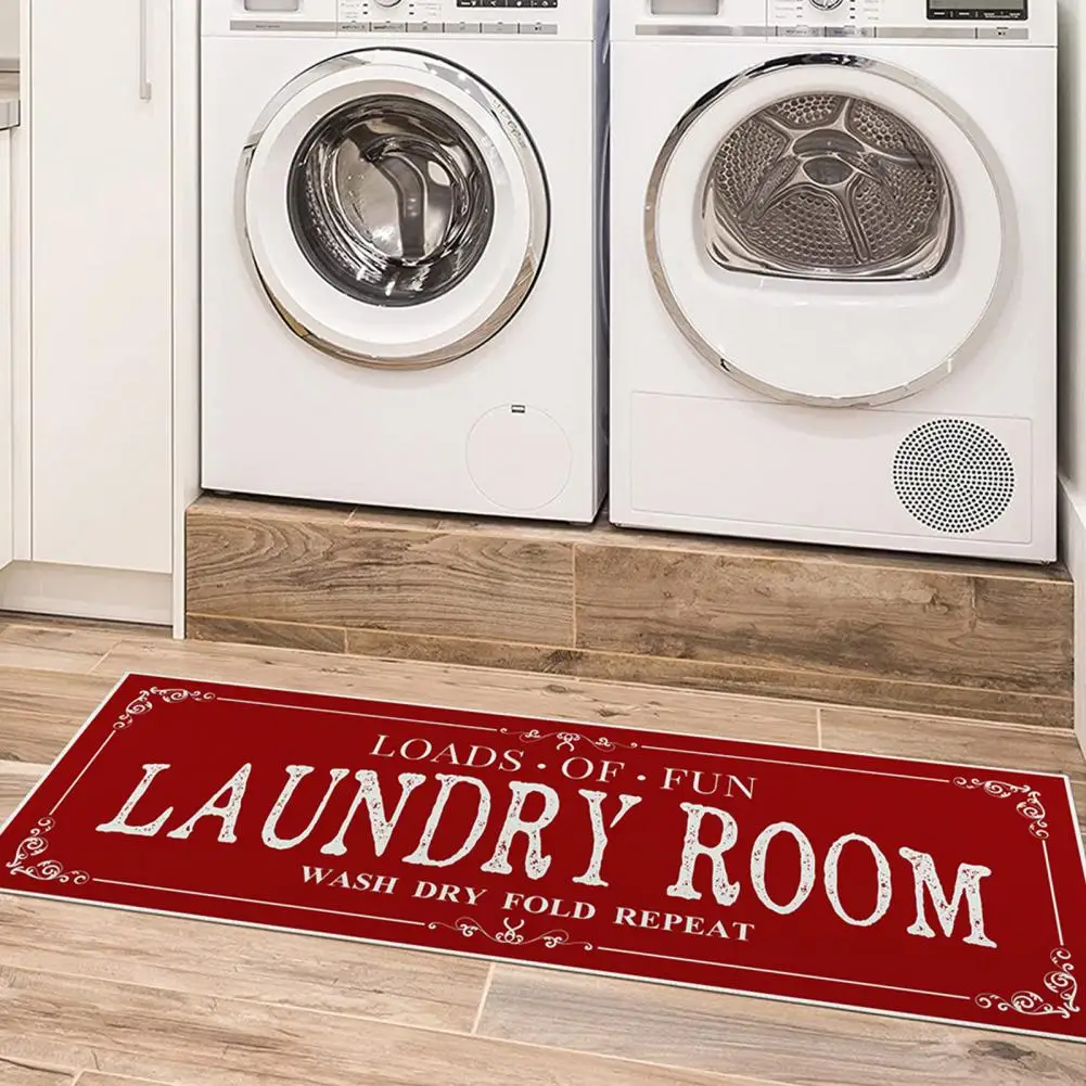 

Laundry Room Carpet Super Soft Non-slip Laundry Room Rug Highly Absorbent Water Resistant Durable Bathroom Mat Anti-slip Carpet