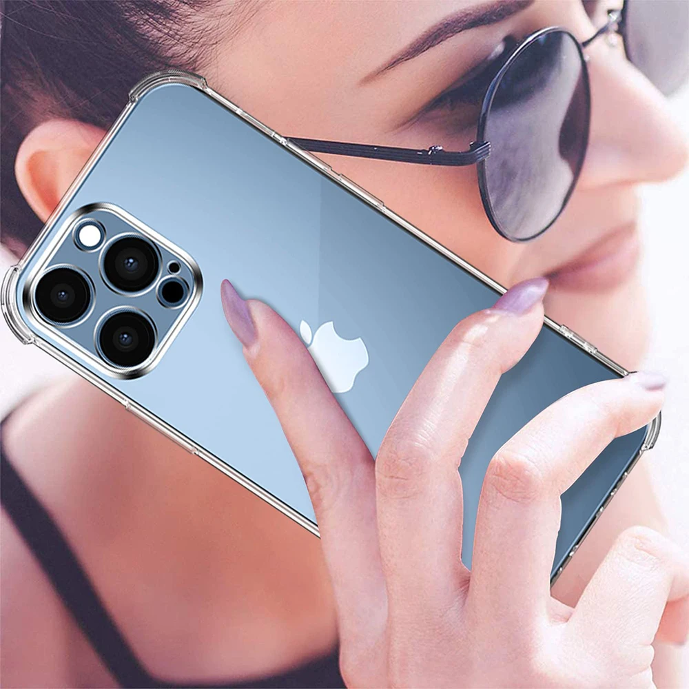 iphone 12 mini cover case Luxury Crystal Clear Silicone Case For iPhone 13 12 Mini 11 Pro XS Max X XR SE 2022 2020 7 8 6 Plus 5 Soft Thin Shockproof Cover best iphone 12 mini case