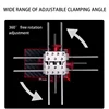 New Precision Work Bench Vise Desktop Model Bench Vise Desktop Stainless Steel Universal Mini Vise Fixing Tools 4