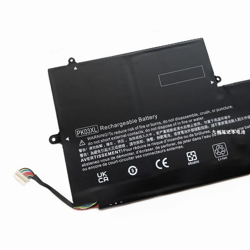 Bateria do Portátil para hp Spectre Pro X360 g1 Novo Pk03xl Hstnn-db6s 789116005 134001dx13-4113tu 13-4002nf 13-4101dx - Imagem 3