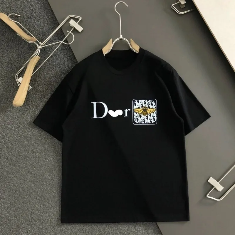 Fashion Trend Luxury Official Brand Men's Clothing Women's Top T-Shirt Cotton Printed Short Sleeve Casual Sports Loose T-Shirt