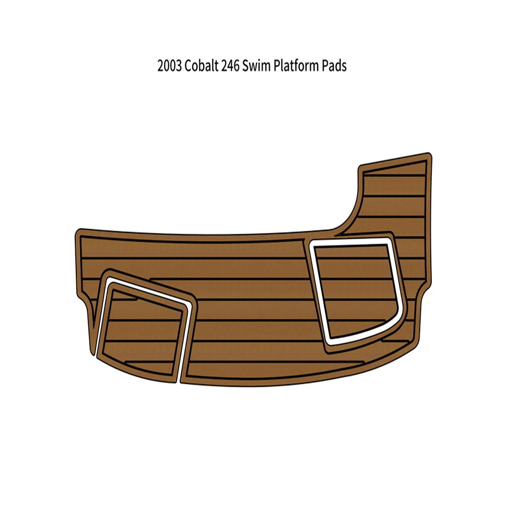 

2003 Cobalt 246 Swim Platform Boat EVA Faux Foam Teak Deck Floor Pad