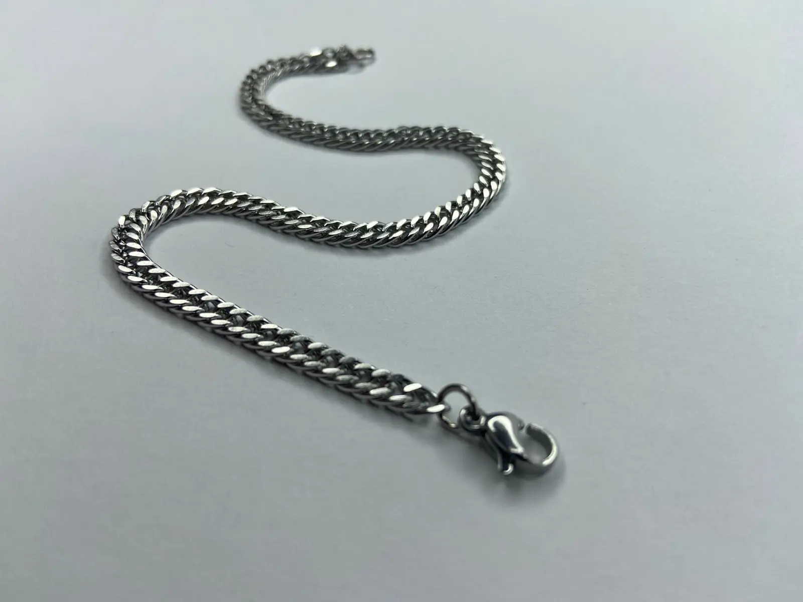Men's Double Strap Stainless Steel Stainless Steel Surgical Silver - 4