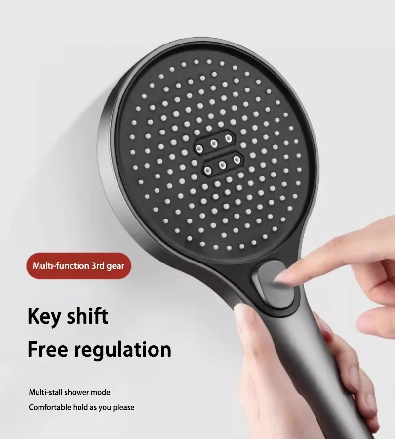 Xiaomi Shower Booster Delicate Water Discharge Shower Kit Easy Installation Universal Connector Shower Head Bathroom Accessories 6