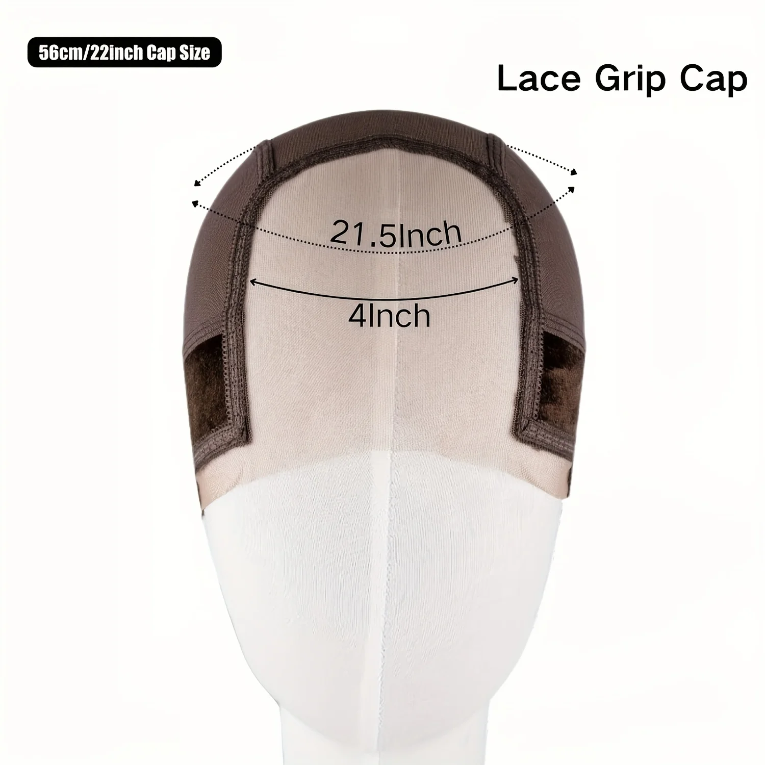 Transparent Adjustable Swiss Lace Wig Clip Head Cap Non-slip U Part Ventilated Elastic Comfort Ear Design Wig Clips