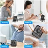 TOPK Desk Table Fan Rechargeable 2000mAh/4500mAh Battery Operated Desktop Fan Silent Thin Personal Fan with Power & Speed Displa 2