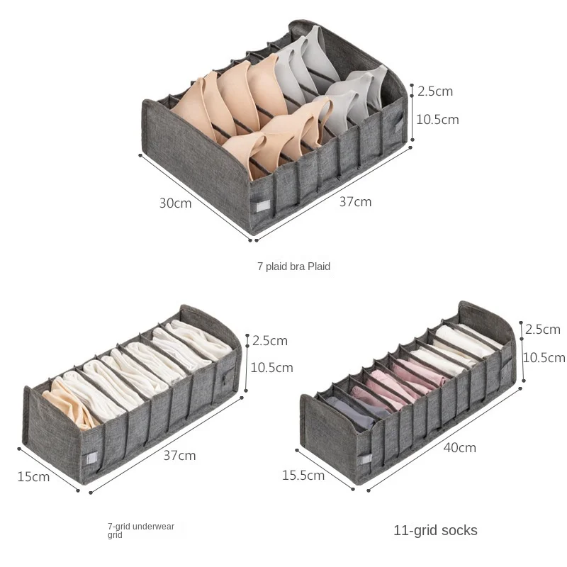

Underwear Storage Box Bra Underwear Socks Storage Compartment Organizing Box Drawer Style and Divided Storage Organizer Storage