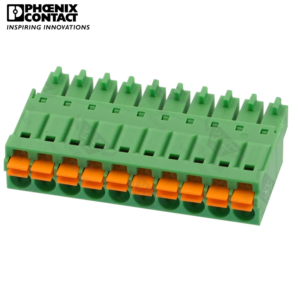 

1Pcs 3.5mm Original Genuine Phoenix Contact Connector PCB Pluggable PLUG-IN Terminal Block 10 Pin FMC 1.5 ST 3.5 1952348 8A 160V