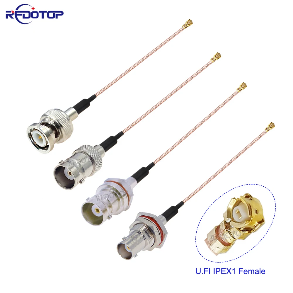 

RG178 Cable BNC Male/Female to uFL u.FL IPX IPEX1 Female Connector 50 Ohm Pigtail RF Coaxial Antenna Extension Cord RF Jumper
