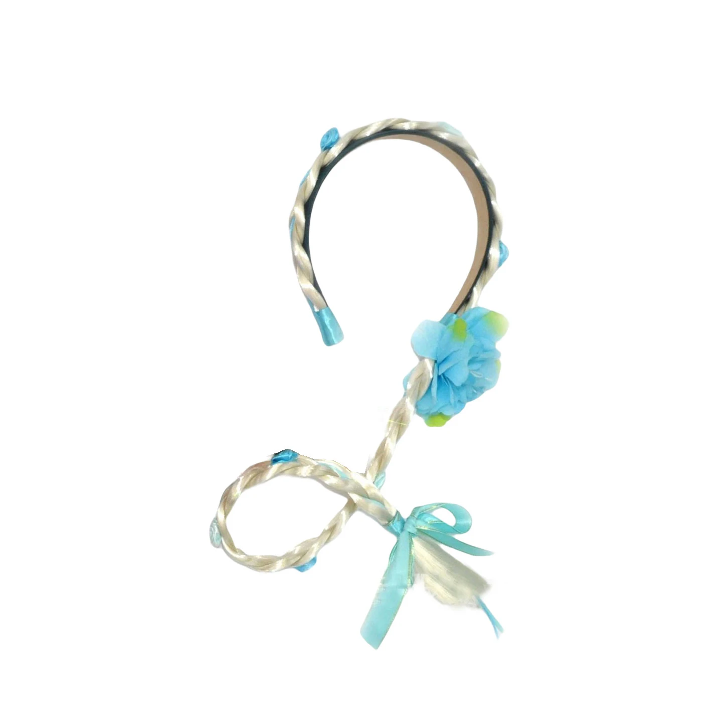 Braid Blue Flower