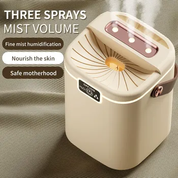 Three Nozzle Night Light Humidifier, 2L Large Capacity Silent Water Refill Type-C Air Purifier for Bedroom Living Room. 1