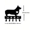 Hook Cute Room Decor 1pc Corgi Dog - Key Hooks & Keychain Holder Metal Wall Hook NewLiving Room/Home Decoration Crochet Hangers 2