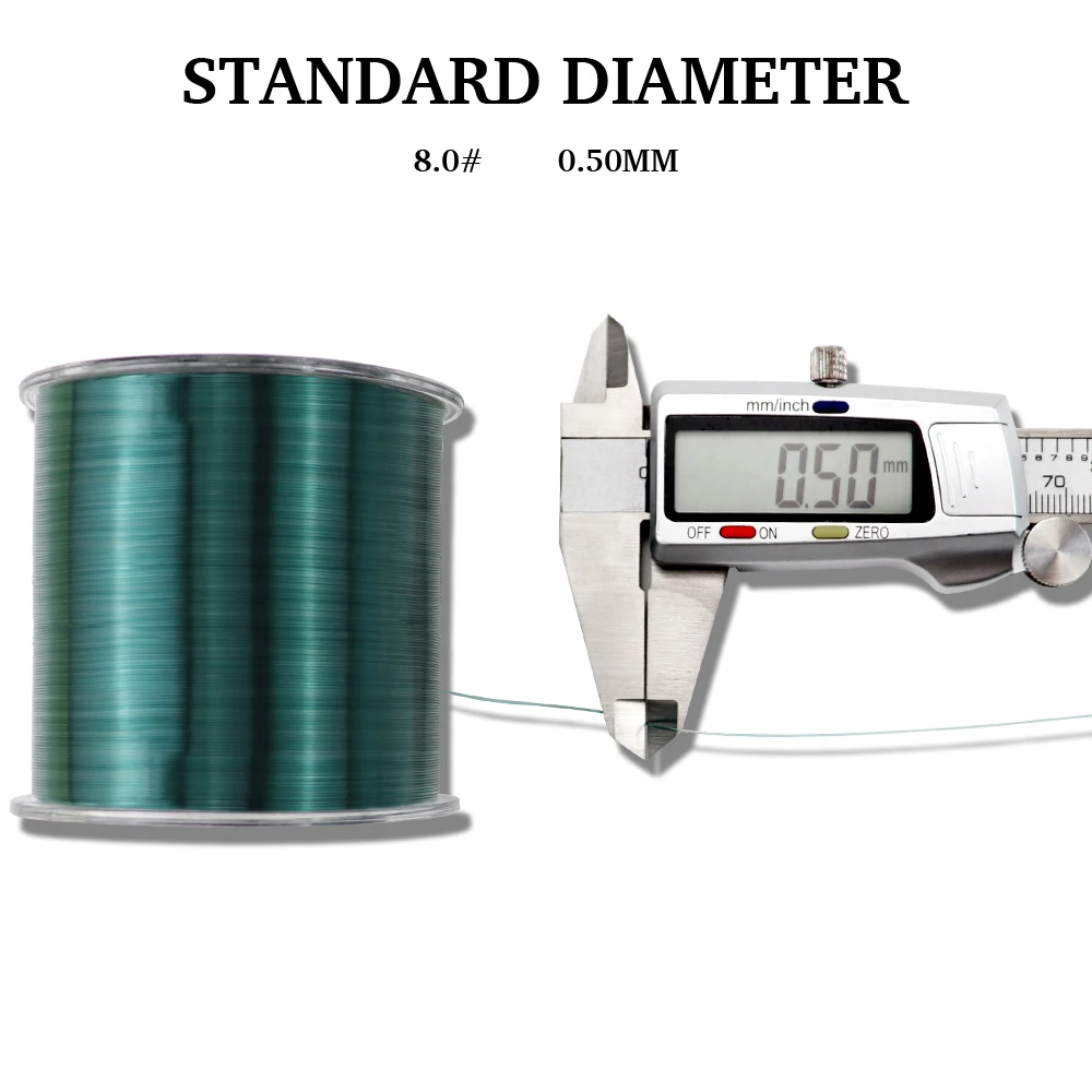 SIECHI Fishing Line 1000M Fluorocarbon Coating 4.4LB-28.6LB Carbon Fiber Monofilament Leader Line Carp Fishing Sinking Line 6