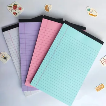 Quaderno A5 per Appunti, Semplice, a Righe, con Fogli Staccabili, Blocco Note Adesivo, Taccuino Portatile con Carta Staccabile, Agenda per Studenti