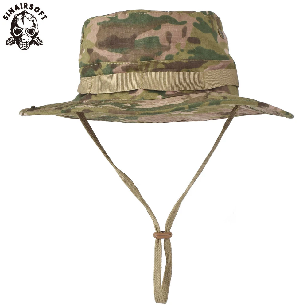 SINAIRSOFT Summer Tactical Bonnie Hunting Hat Camouflage Outdoor sports Mountaineering Cap Men Nylon Fishing camping LY1203