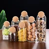 Cork Stopper Glass Sealed Jar Coffee Beans Dried Fruit Storage Box Kitchen Food Multigrain Storage Jar Creative Cork Tea Jar 1