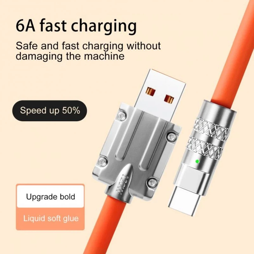 

Супербыстрый зарядный кабель USB C, 120 Вт, 6 А, зарядный кабель USB Type-C, зарядка + передача данных, 2 в 1, цвет зеленый (1 м)
