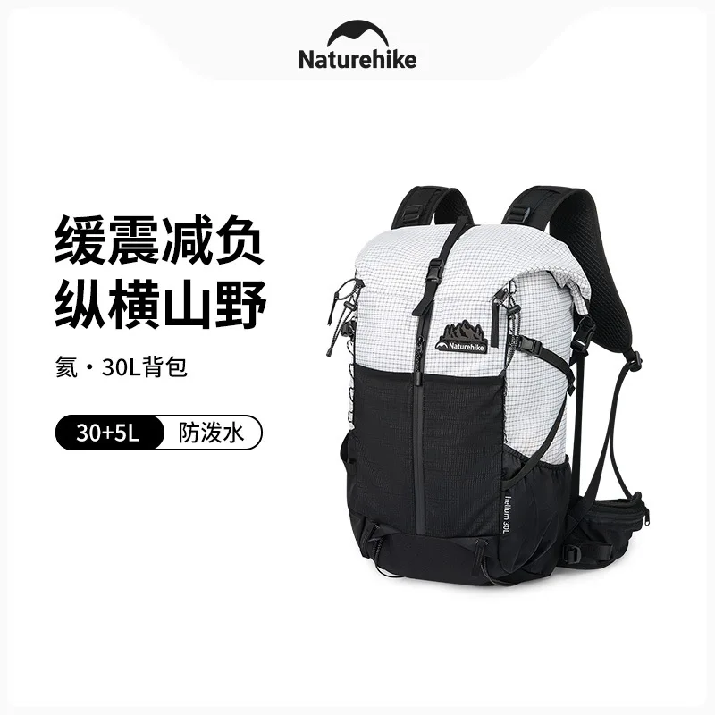 

Naturehike Hiking Backpack 30L Professional Outdoor Lightweight Hiking Backpack Men Women Travel Backpack Helium Series