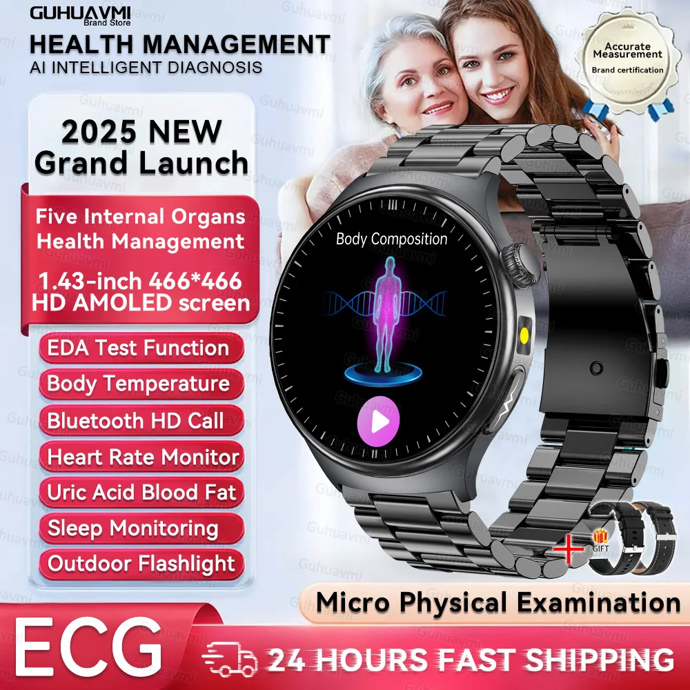 Nursing Grade Health Smartwatches For Men Women Precision Detection Heart thumbnail 6
