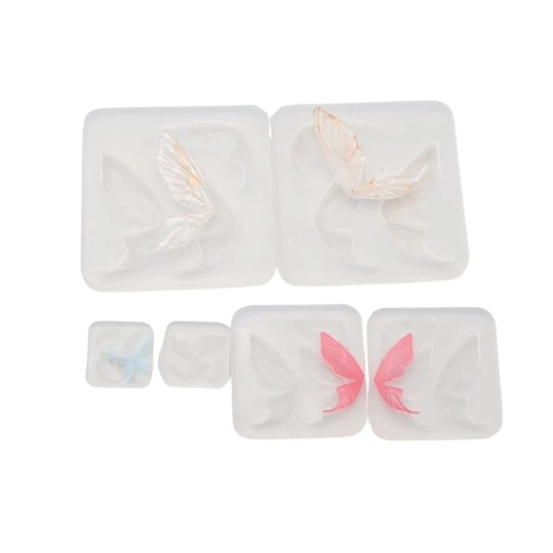 

E0BF Butterfly Ear Silicone Mold Gypsum Resin Clay Molds DIY Handmade Soap