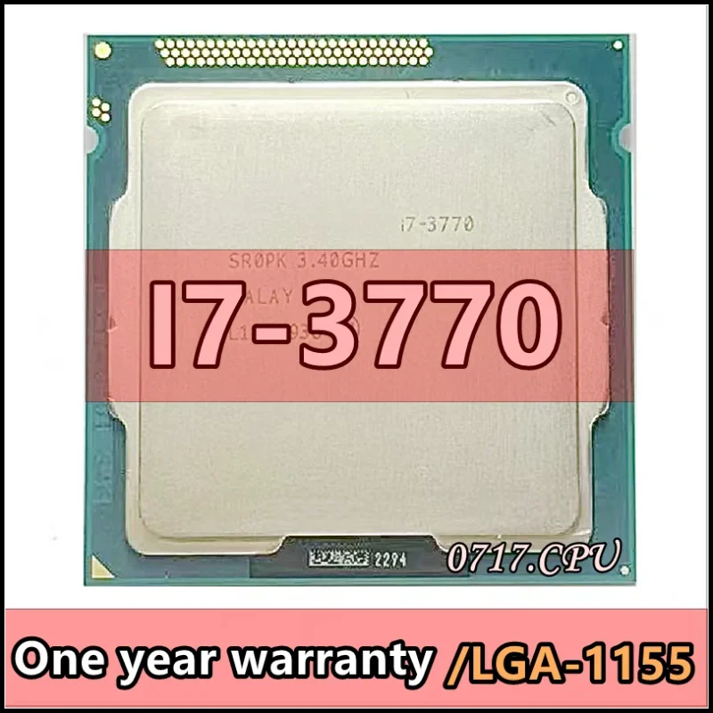 Processore Intel I7-3770 SR0PK 3.40 GHz - Grado A, Funzionante - Offerta In Blocco