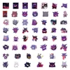 50PCS Cute Pokemon Gengar Cartoon Stickers Decals DIY Decoration Notebook Phone Suitcase Laptop Fridge Kawaii Graffiti Toy 6