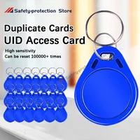 20 pcs UID Token Copy Keykobs 13.56MHz IC Changeable Attendance Management CUID Clone Keychain Mif 1k s50 iso/iec1443, type A 1