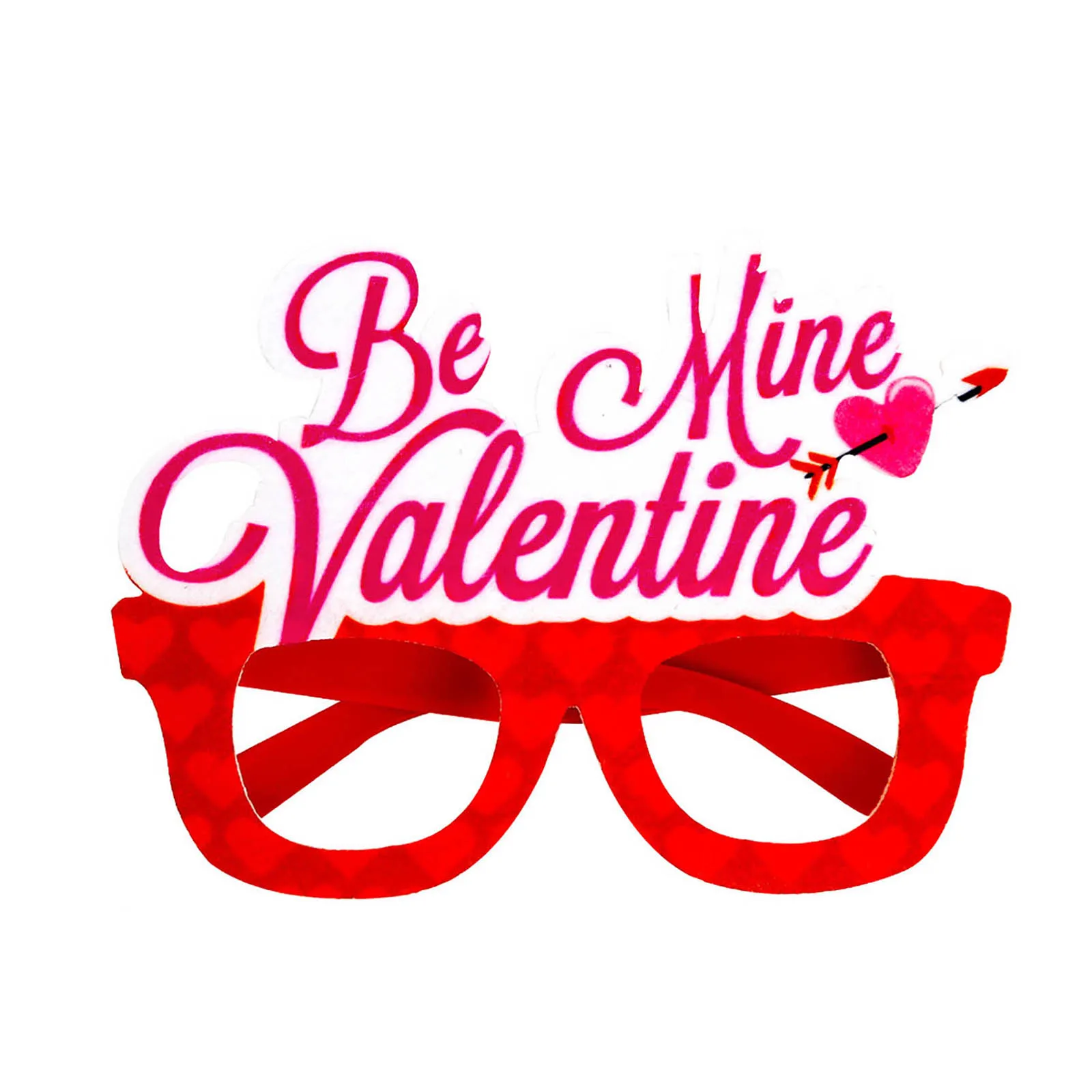 Tanie 2023 walentynki strona dekoracji okulary Bes Mine Valentine włókniny plastikowe