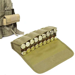 Molle Bullet Pouch 18 Rounds Shotgun Shotshell Reload Holder for 12 20 Gauge 12G Ammo Bullet Cartridge Bag Military Waist Bag