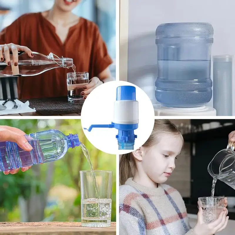Water Bottle Pump Portable Hand Pump Dispenser For Drinking Bottles