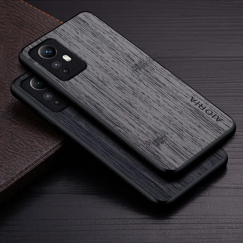 Luxury Bamboo Wood Pattern Leather Case Cover