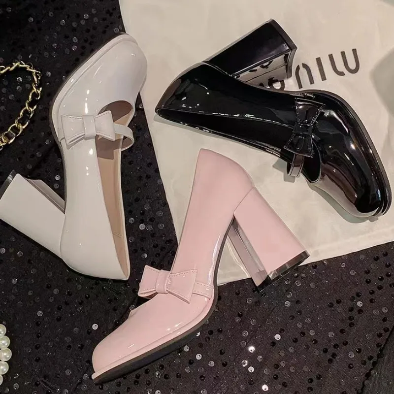 High Heel Platform Women Mary Janes Pumps Dress Designer Shoes Brand New INS Dress Fashion Trendy Elegant Comfy Sexy Pumps
