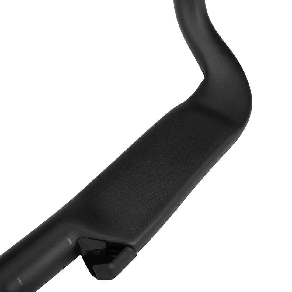 クロスロードバイク用カーボンハンドルバー,大きなフレア,内部配線,10