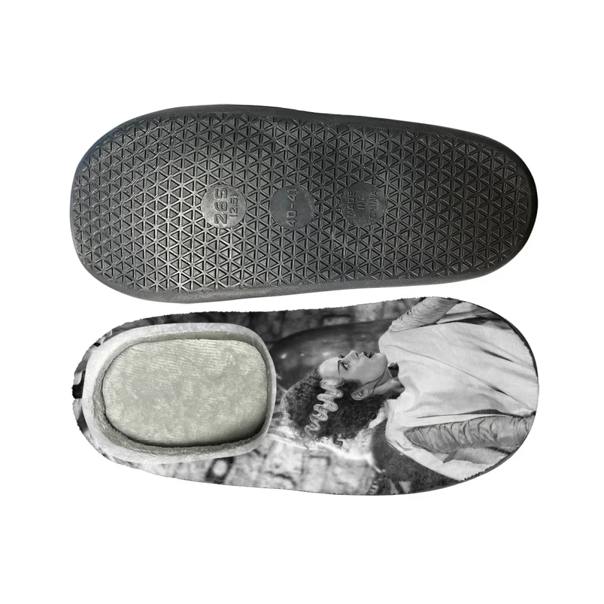Bride of Frankenstein Design Home Indoor Slides Winter Home Warm Cotton Slippers for Ladies Comfotable Couples Footwear Zapatos
